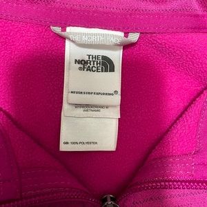 The north face zip up jacket.